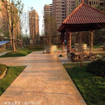 壓模地坪做法 室內壓模地坪源自璟石